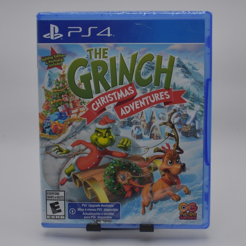 The Grinch Christmas Adventures Playstation 4 PS4 Holiday Edition Brand New